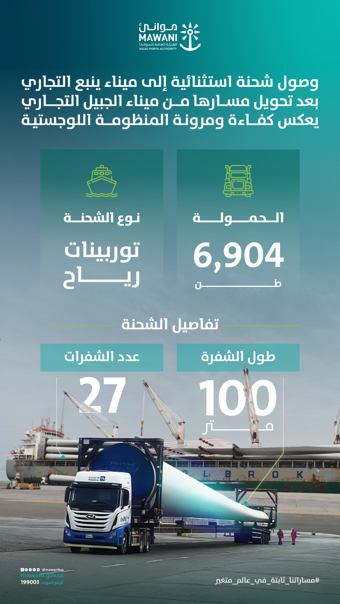 رحلة لوجستية متكاملة